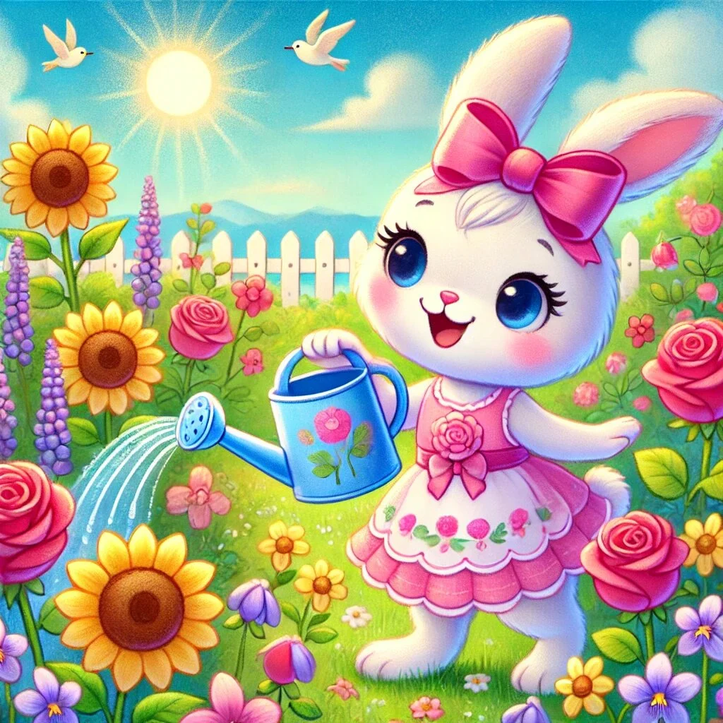 Luna's Colorful Garden